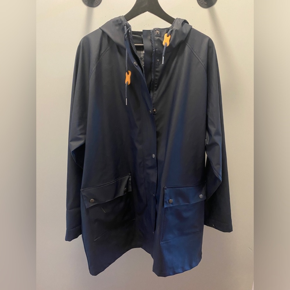 ICEWEAR Iceland Brim Rain Jacket Womens Large Waterproof Rain Coat PVC